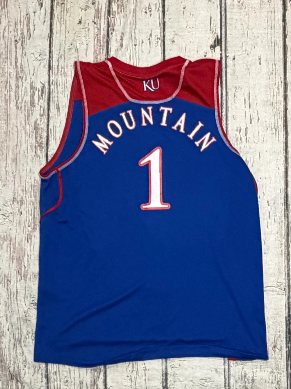 Kansas Jayhawks Custom Name Adidas Men's Sports NCAA Jersey